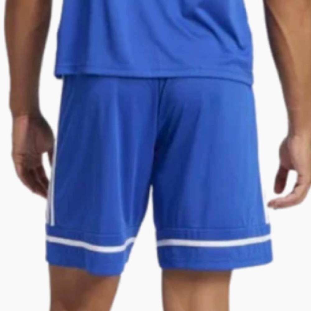 NWT [Adidas] Squadra 25 Athletic Performance Wear Shorts in Royal Blue Men’s M - Picture 3 of 12
